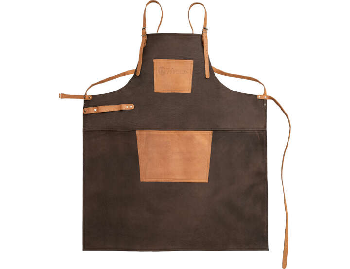 Petromax Büffelleder-Schürze mit gekreuztem Rückenband